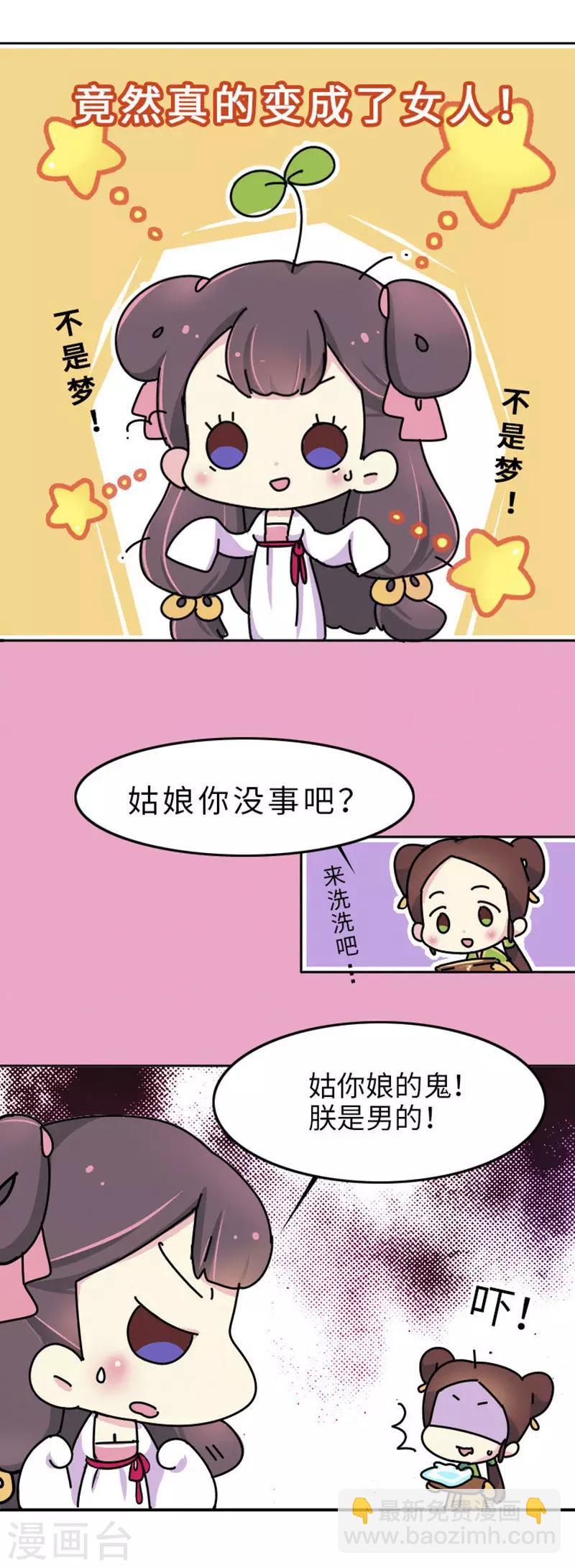 《朕不会轻易狗带》第1话 这豆芽菜是谁？！ 第22页