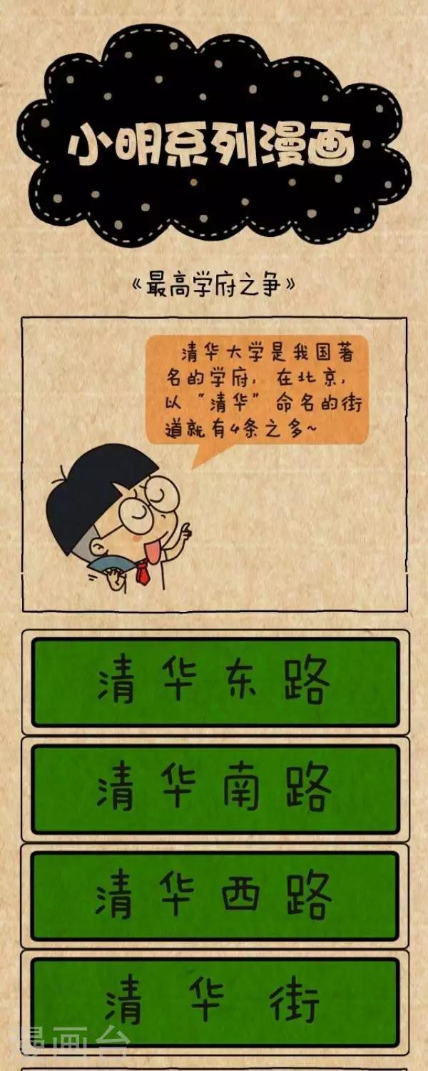 《小明漫画》第270话最高学府之争 第1页