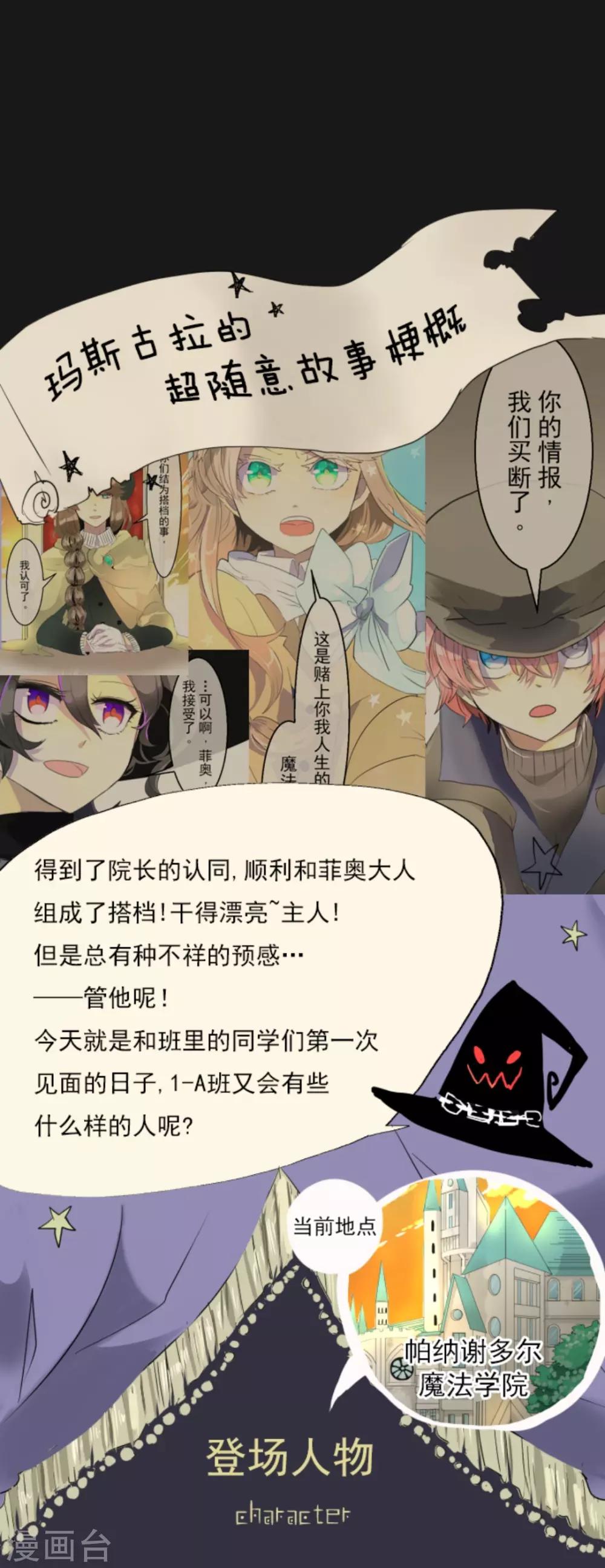 《他和她的魔法契约》第5话 1-A班 第1页