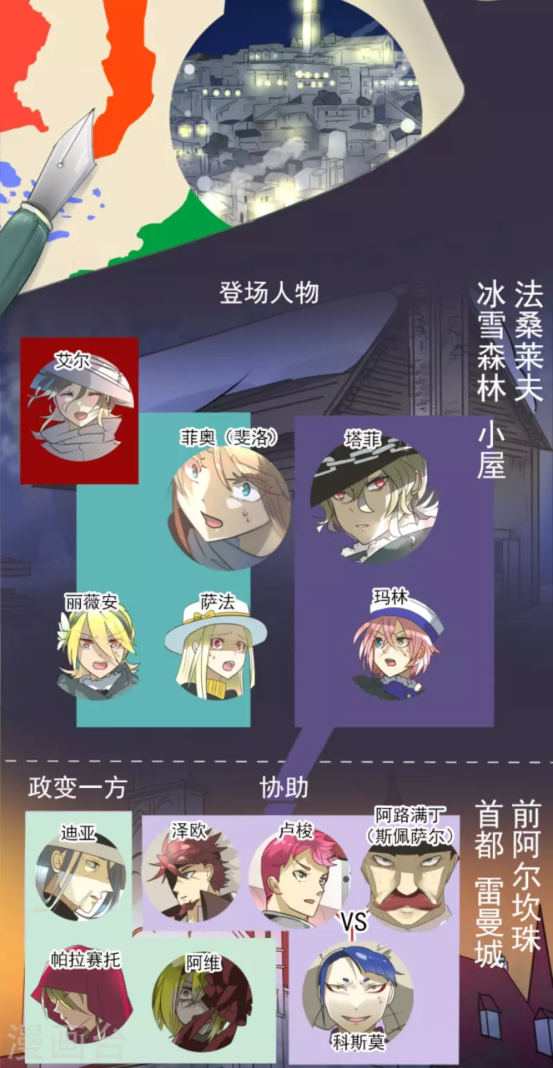 《他和她的魔法契约》第182话 合唱赤红 第2页