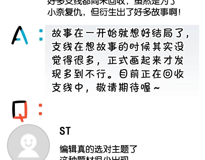 《恶果要冷冷端上》番外 满200话作者问答 第25页