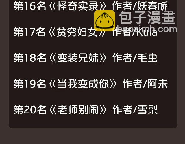 《全民打榜》8月作品排行榜 第29页