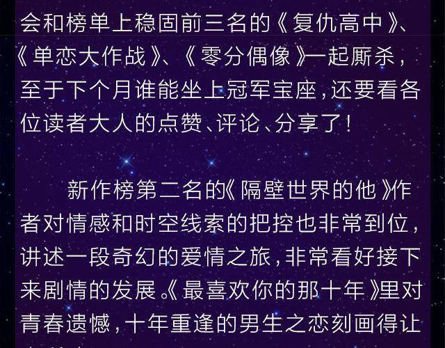 《全民打榜》9月作品排行榜 第44页