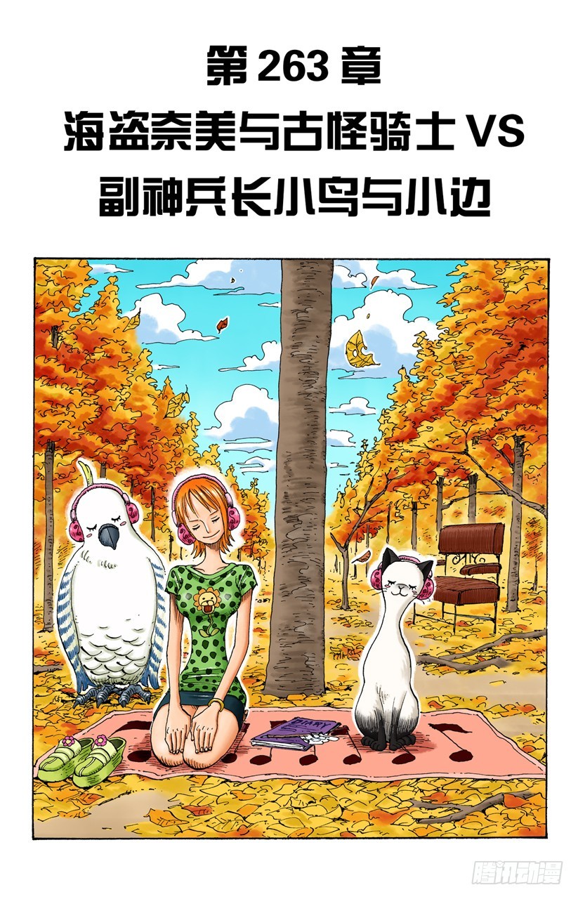 《航海王（全彩版）》海盗娜美与古怪骑士VS副神兵长小鸟与小边 第1页