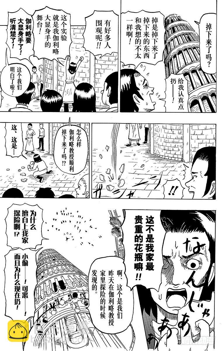 《搞笑漫画日和》第12幕 伽利略的实验科学 第3页