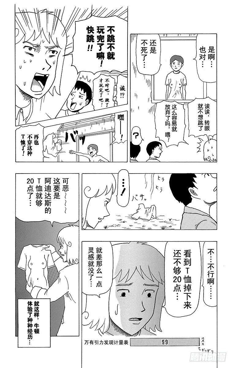 《搞笑漫画日和》第10幕 牛顿的万有引力 第12页