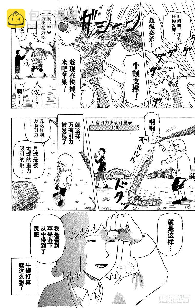 《搞笑漫画日和》第10幕 牛顿的万有引力 第14页