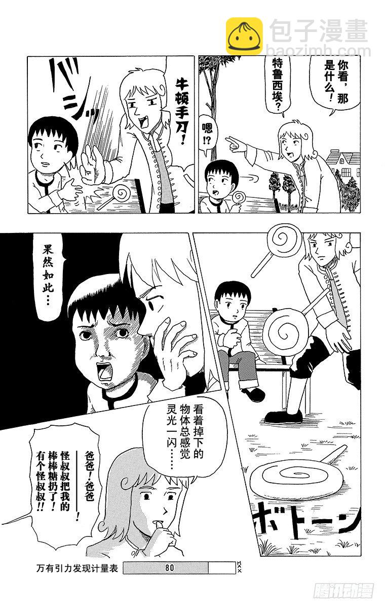 《搞笑漫画日和》第10幕 牛顿的万有引力 第9页