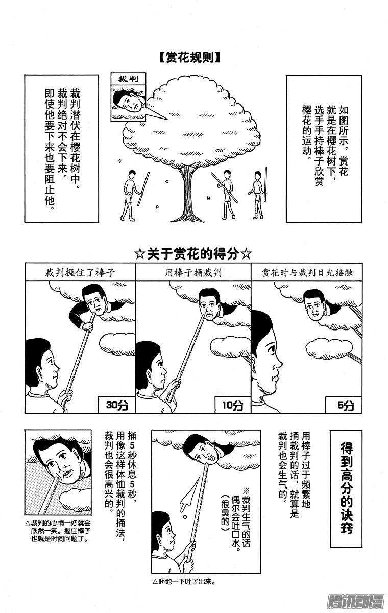 《搞笑漫画日和》第118幕 运动入门系列·赏花入 第2页