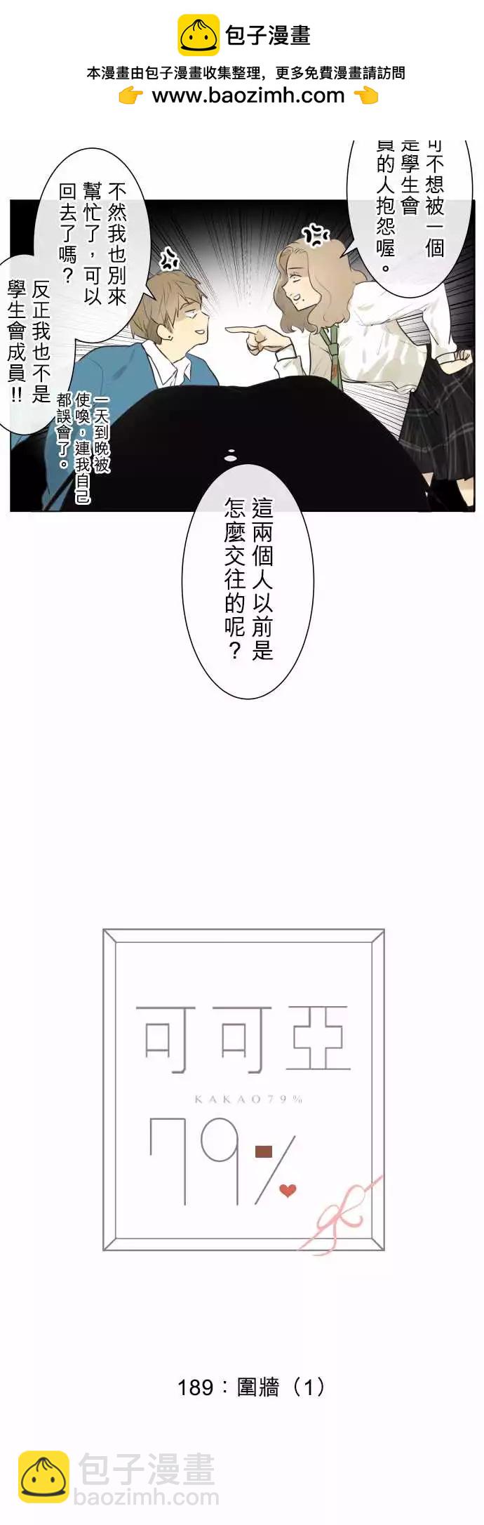 《可可亚79%》189 围墙(1) 第2页