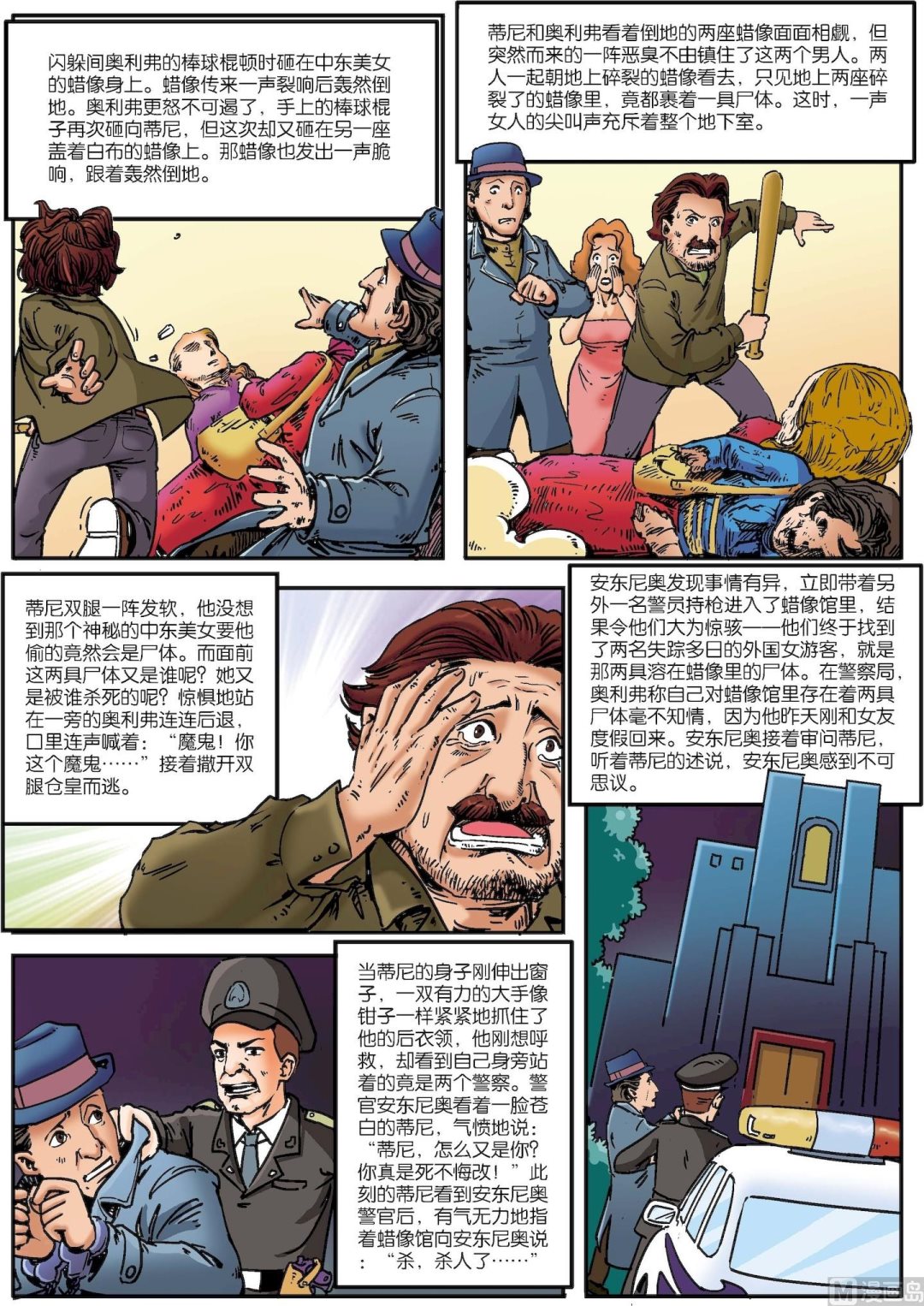 《古今中外故事汇》第036话 佛罗伦萨恐怖蜡像馆悬案 第3页