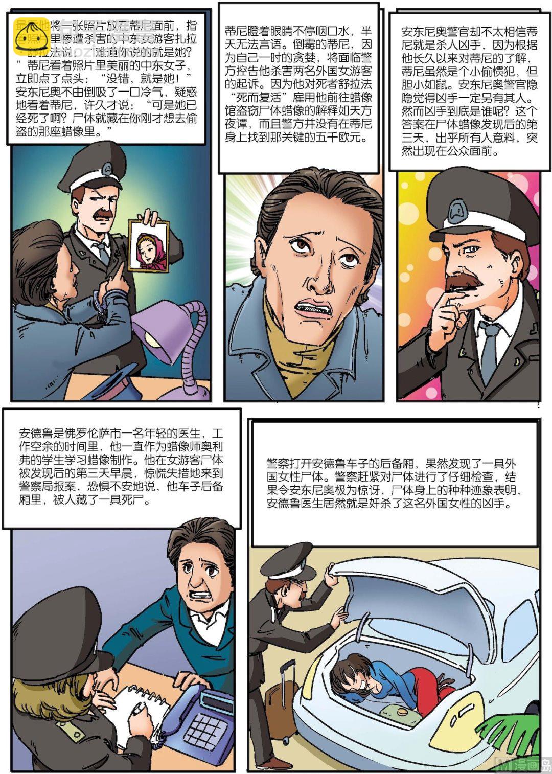 《古今中外故事汇》第036话 佛罗伦萨恐怖蜡像馆悬案 第4页