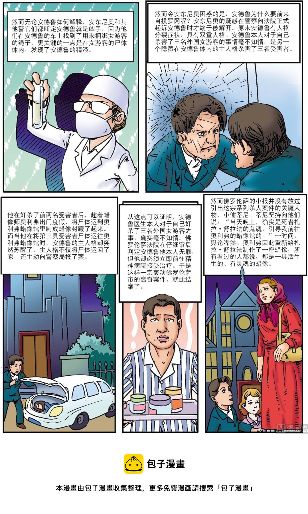 《古今中外故事汇》第036话 佛罗伦萨恐怖蜡像馆悬案 第5页
