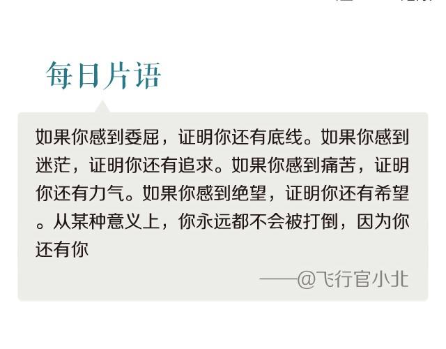 《每日片语》你永远不会被打倒啊 第2页