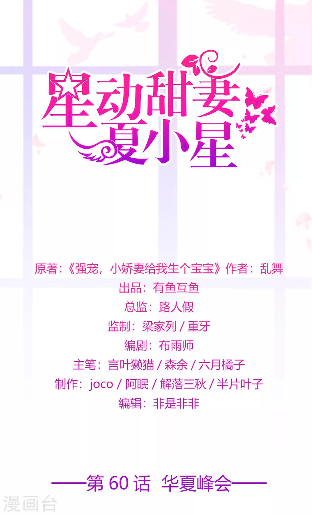 《星动甜妻夏小星》第60话 华夏峰会 第1页