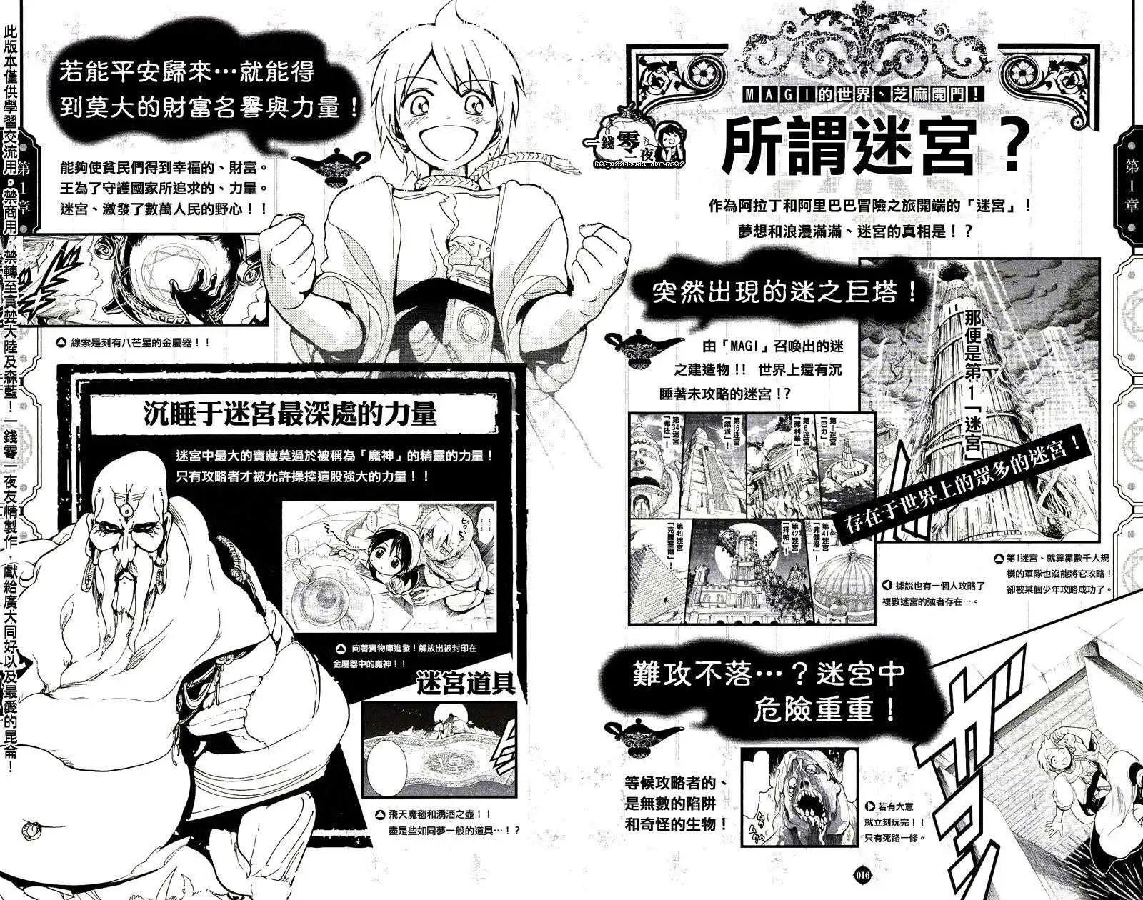 《MAGI魔奇少年》公式书彩页01 第10页