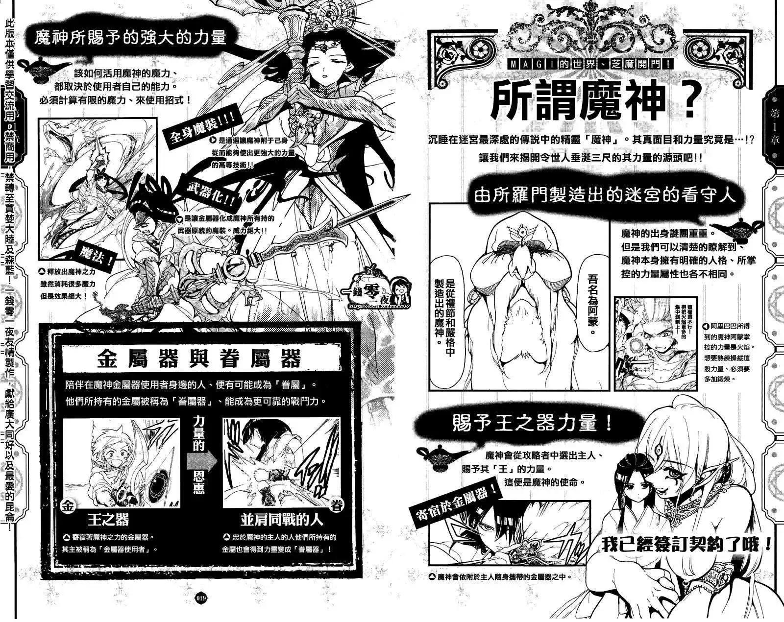 《MAGI魔奇少年》公式书彩页01 第11页