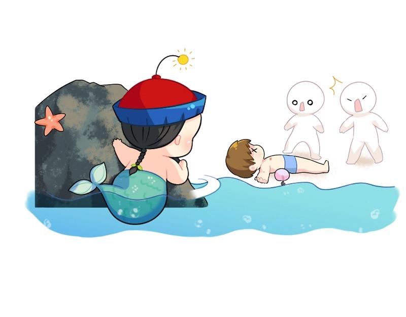 《诶？捡到一个小僵尸（第2季）》番外 小姜丝童话世界之姜人鱼 第11页
