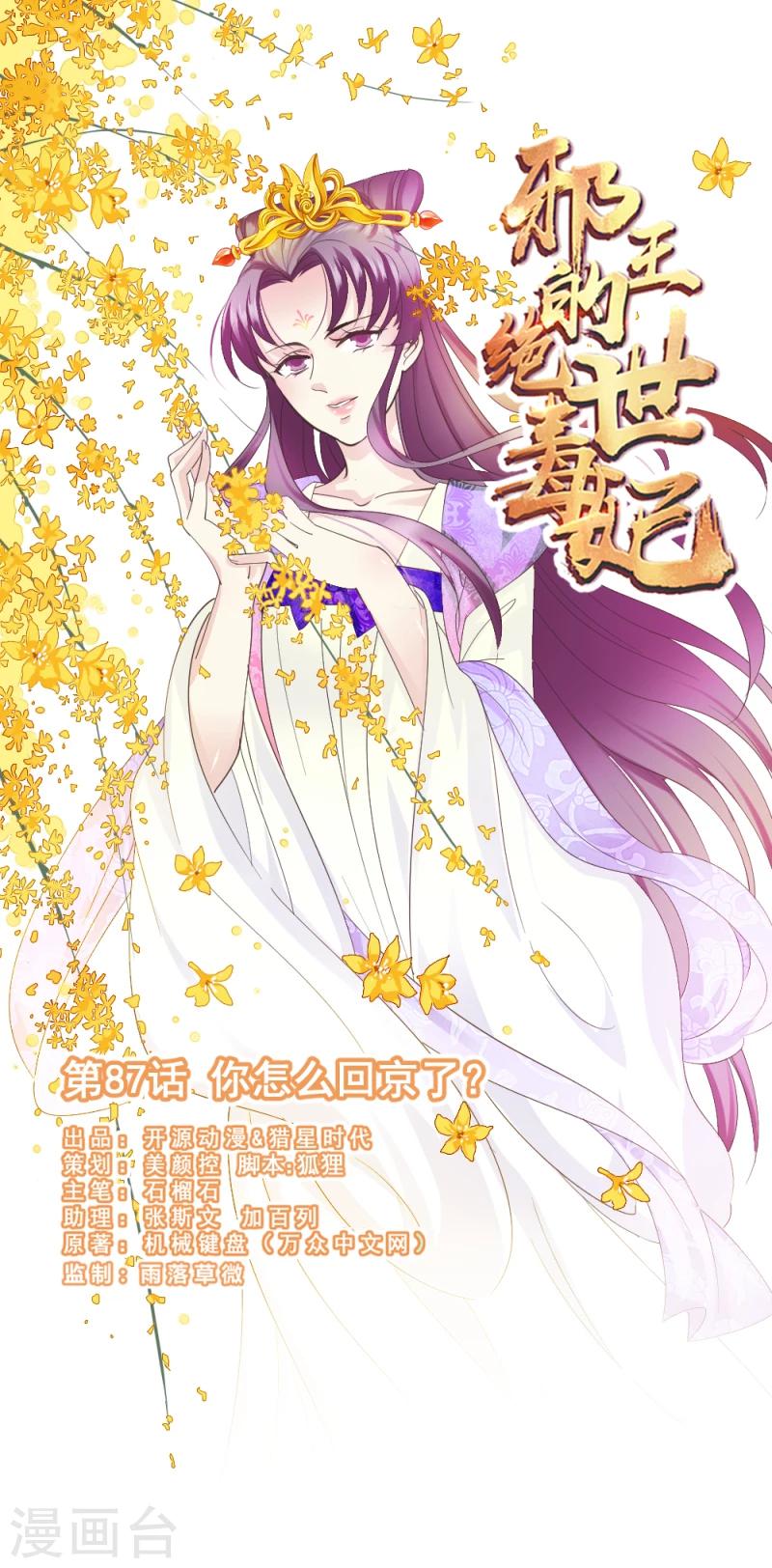 《邪王的绝世毒妃》第87话 你怎么回京了 第1页