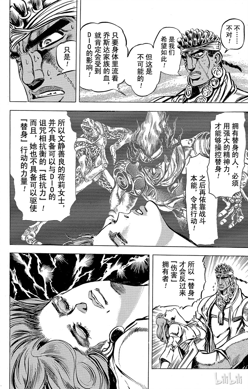 《乔乔的奇妙冒险（1-5部)》121 幽波纹（替身）战士们之卷 第8页