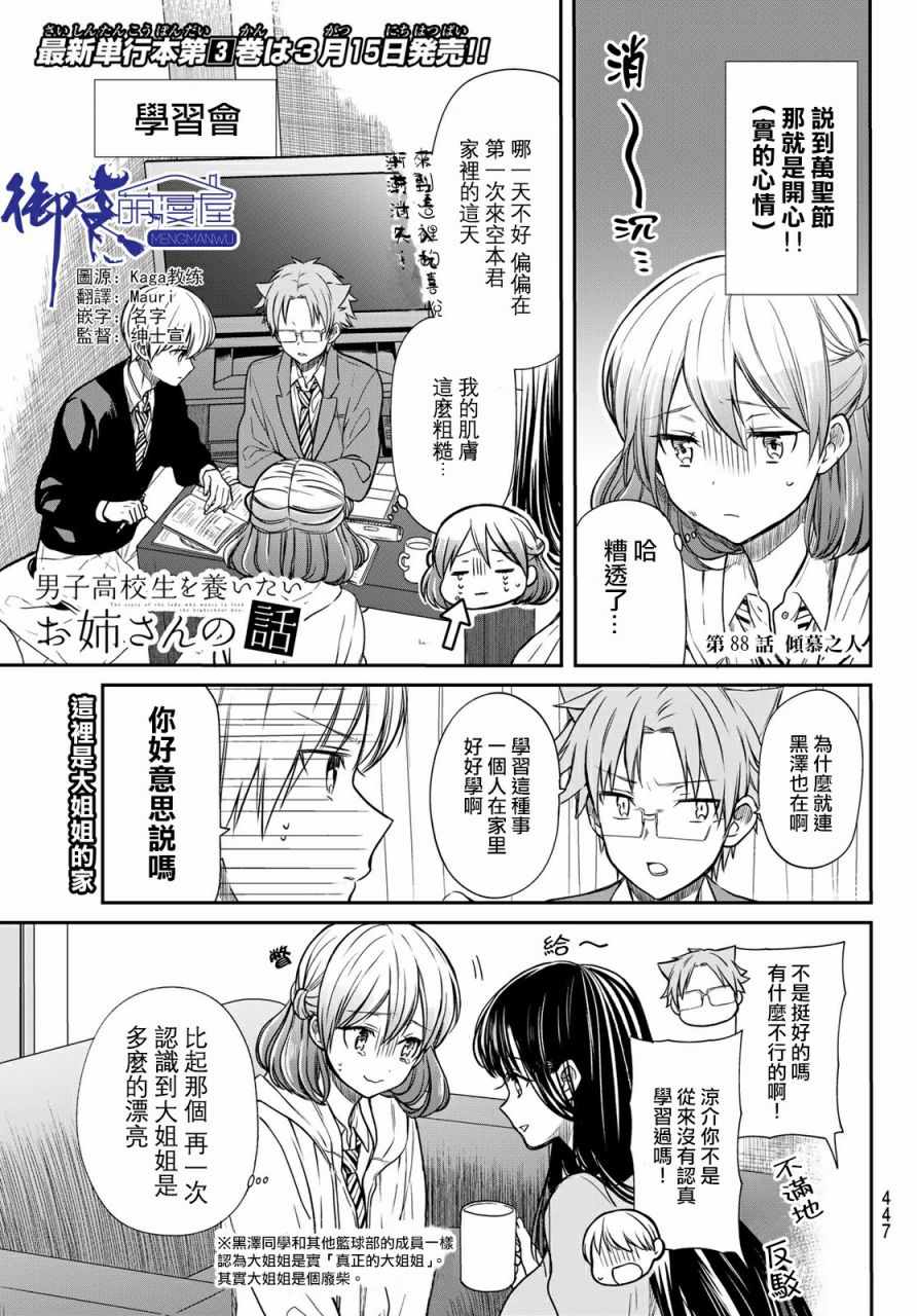 《想包养男子高中生的大姐姐的故事》第88话 倾慕之人 第1页