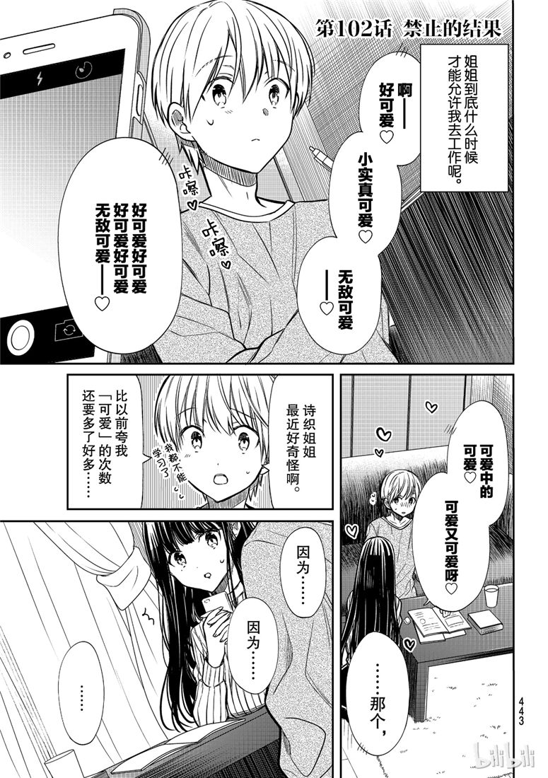《想包养男子高中生的大姐姐的故事》第102话 禁止的结果 第1页