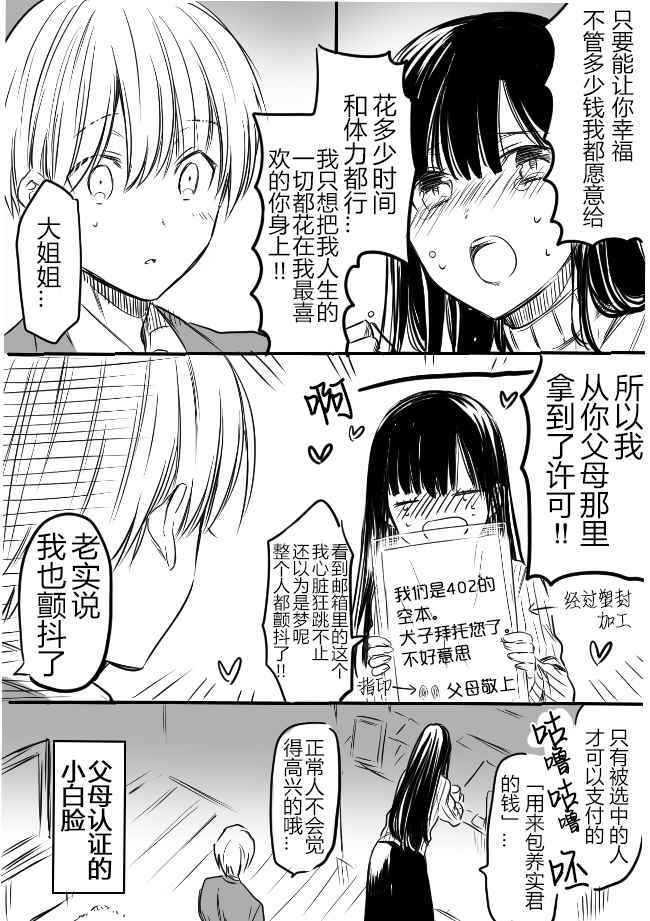 《想包养男子高中生的大姐姐的故事》御姐的故事 推特04 第4页