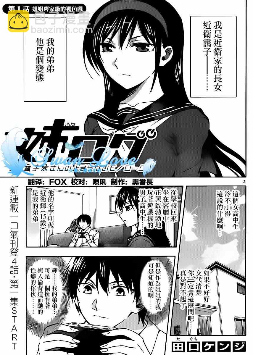 《姐姐的妄想日记》第1话 姐姐专家级的独角戏 第2页