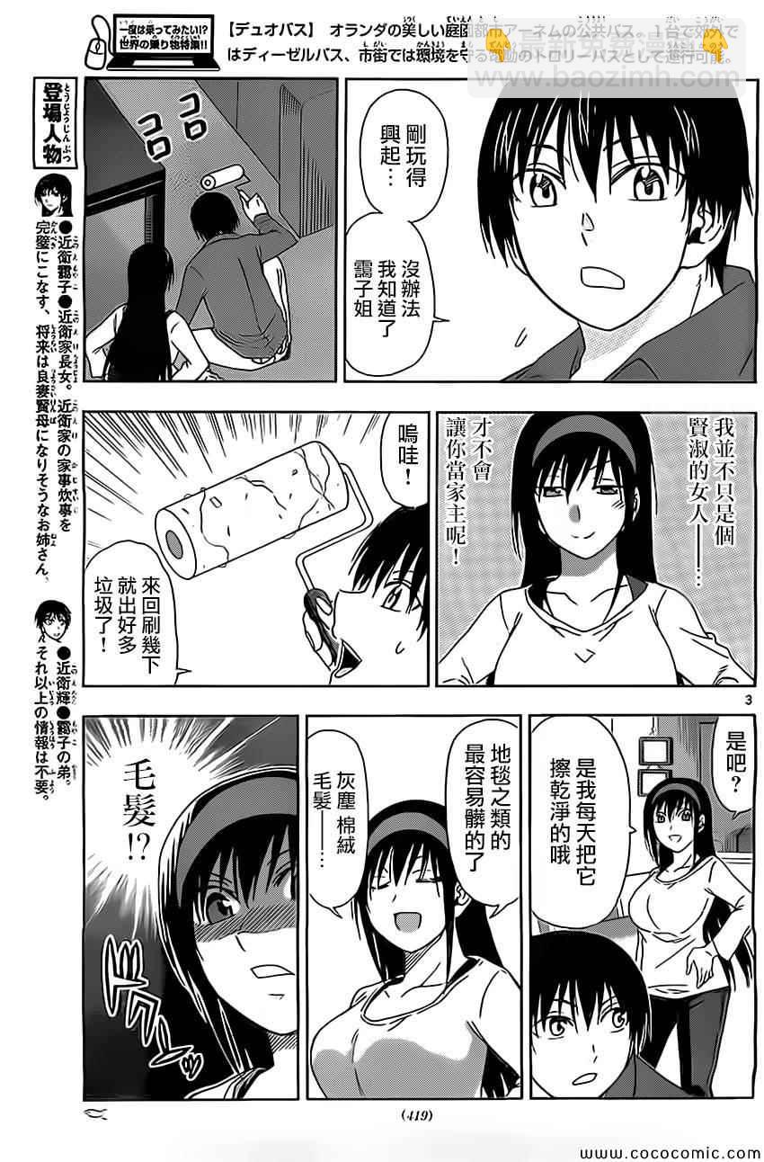 《姐姐的妄想日记》第105话 姐姐家务 第3页