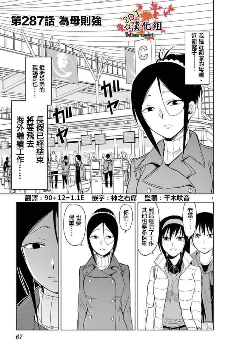 《姐姐的妄想日记》第287话 为母则强 第1页