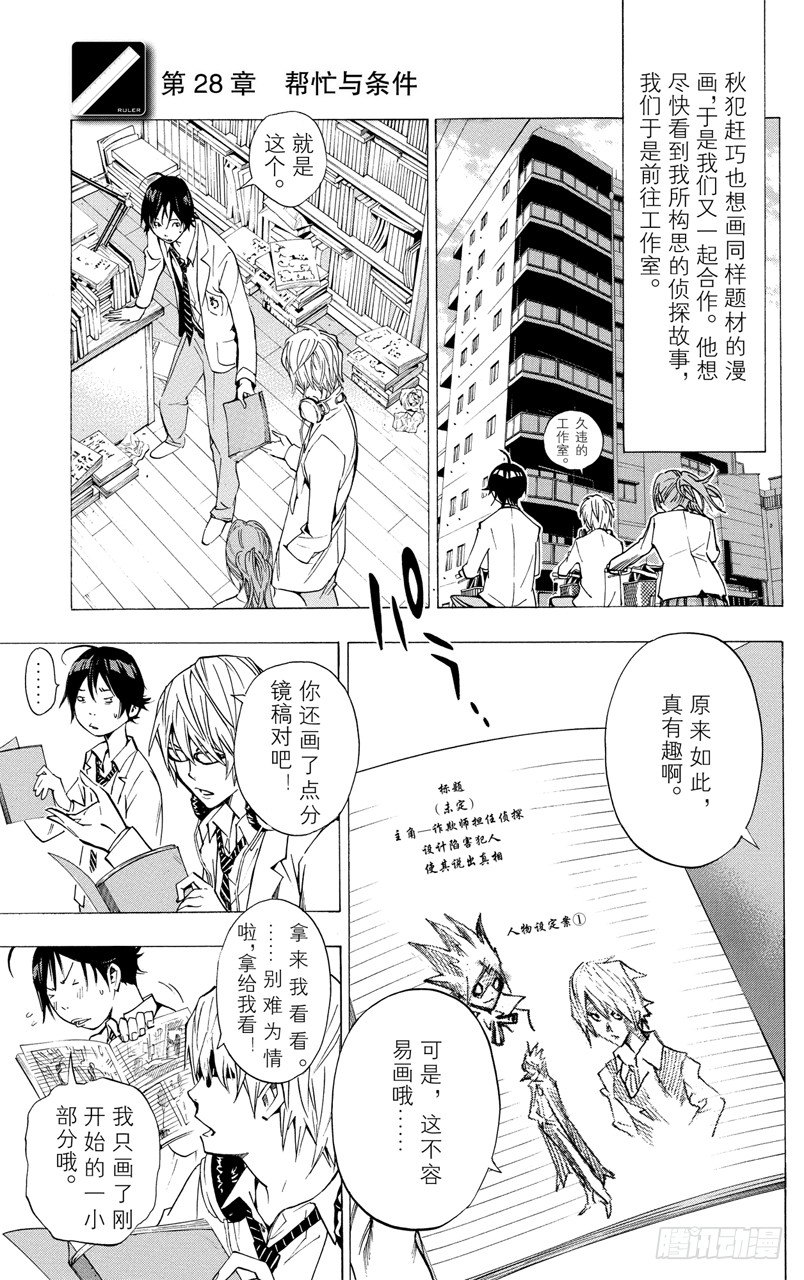 《爆漫王。》第28话 协助与条件 第1页