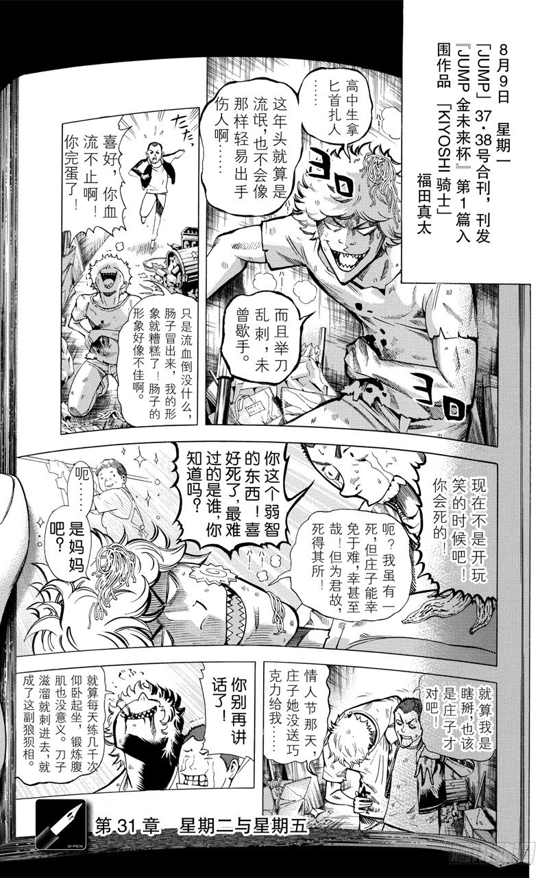 《爆漫王。》第31话 星期二与星期五 第1页