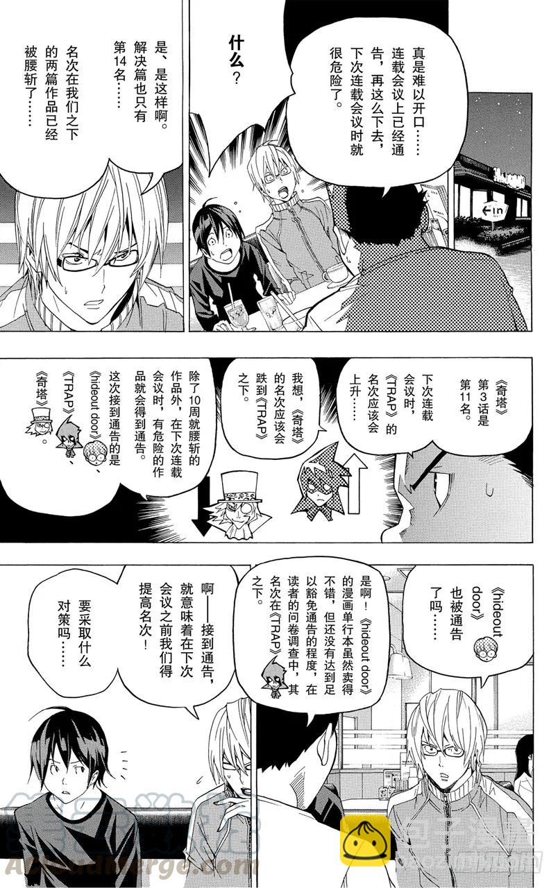 《爆漫王。》第51话 恢复连载与名次靠后 第13页