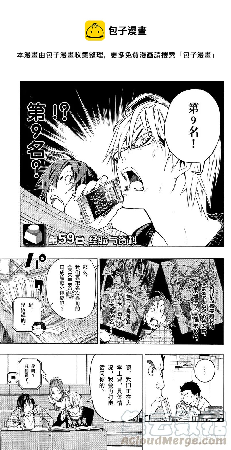 《爆漫王。》第59话 经验与资料 第1页