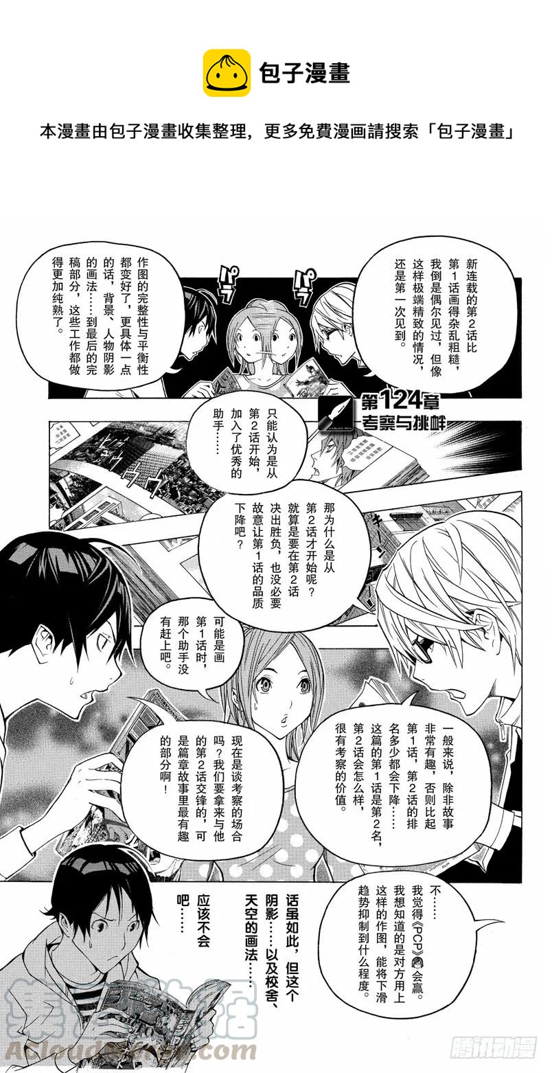《爆漫王。》第124话 考察与挑衅 第1页