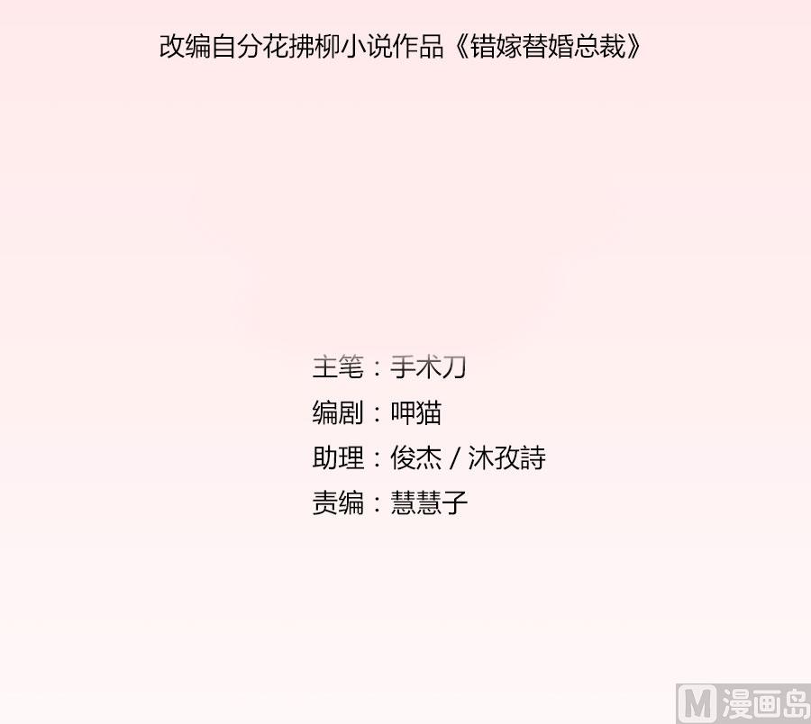 《错嫁替婚BOSS》你会嫌弃我吗？ 第2页