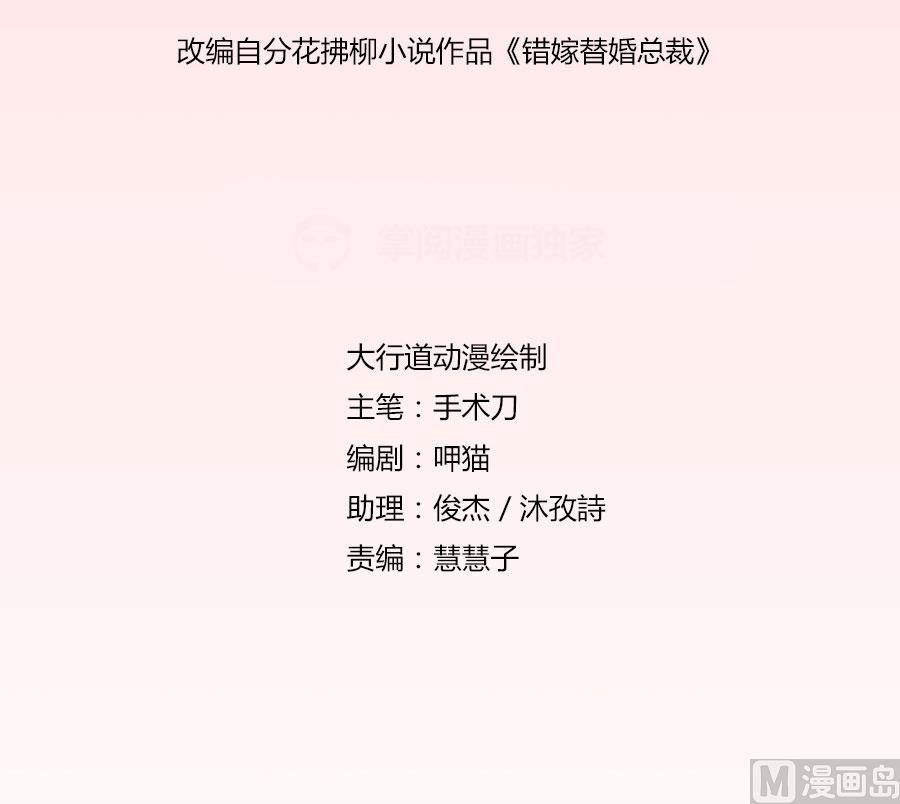 《错嫁替婚BOSS》男友力爆表！ 第2页