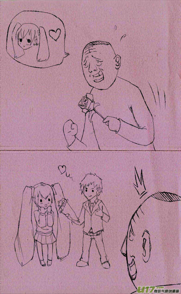 《菊叔5岁画》菊叔被发卡 第1页