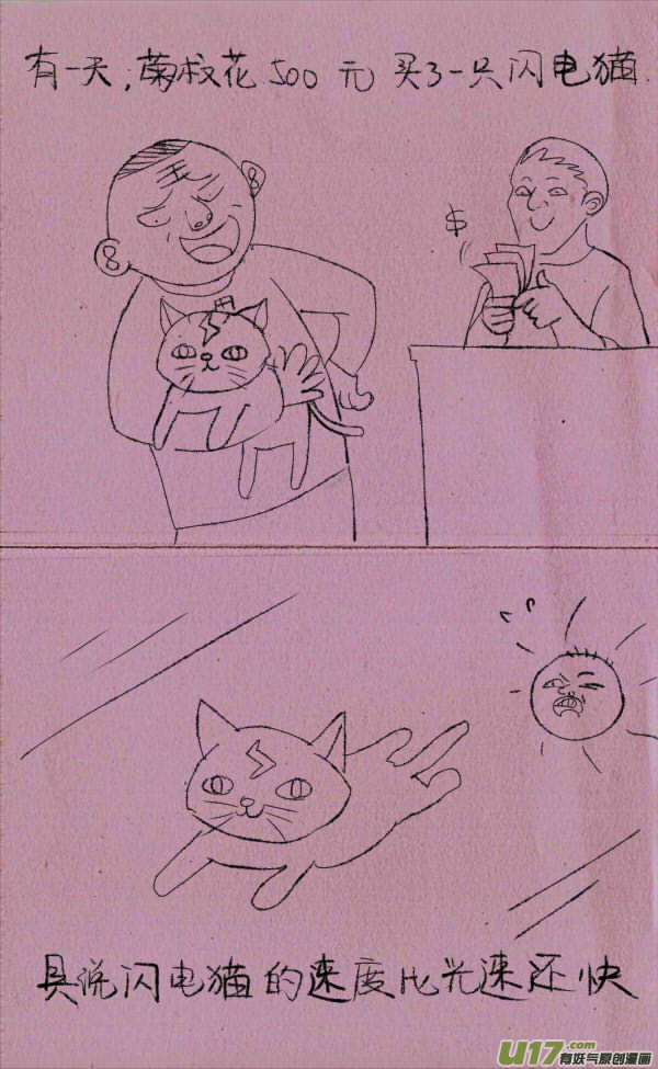 《菊叔5岁画》菊叔养猫 第1页