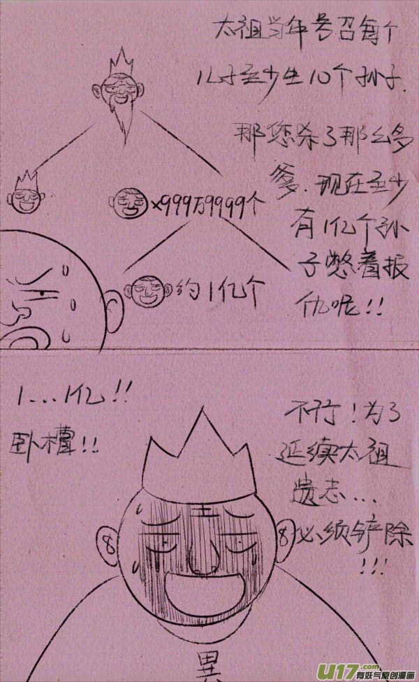 《菊叔5岁画》菊叔当皇上 第7页
