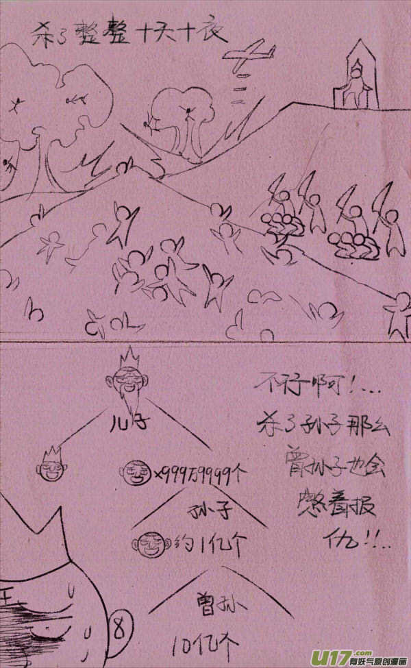 《菊叔5岁画》菊叔当皇上 第8页