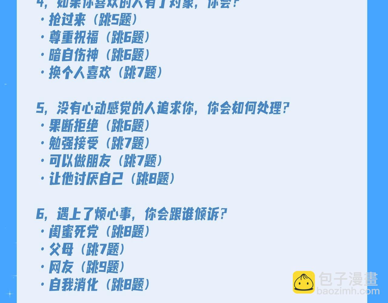 《人鱼陷落（彩蛋日更中）》第18期 测试你会分化成谁Omega版（日更中） 第7页