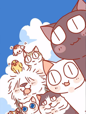 《猫咪甜品屋》漫画封面图 - tl漫画