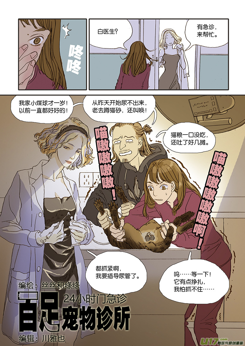 《百足宠物诊所》006 公猫尿闭 第3页