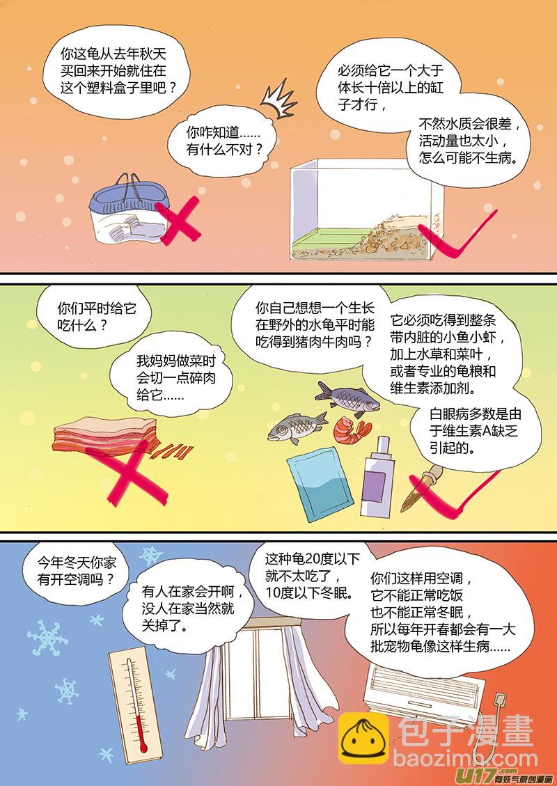 《百足宠物诊所》028 水龟白眼病 第4页