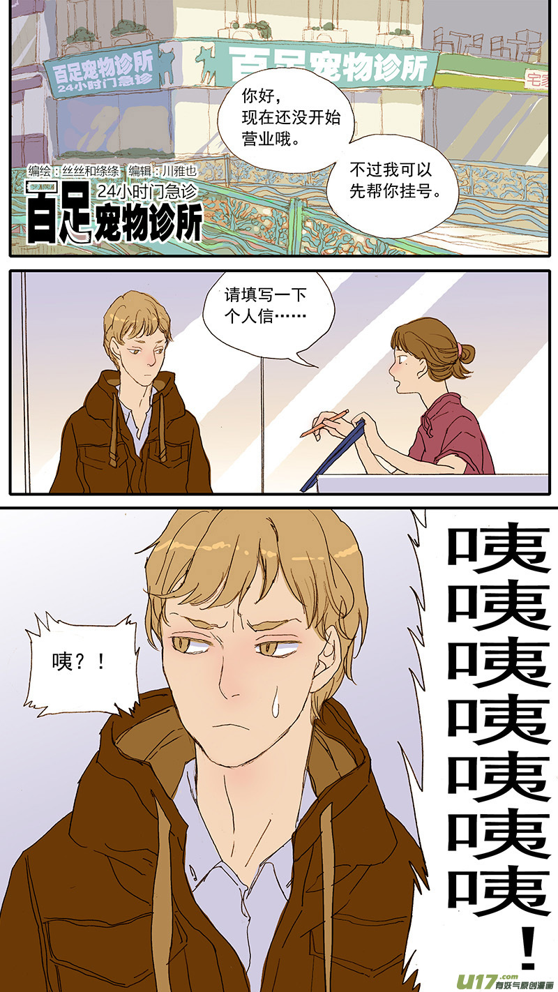 《百足宠物诊所》061 犭小孢子菌（猫癣） 第1页