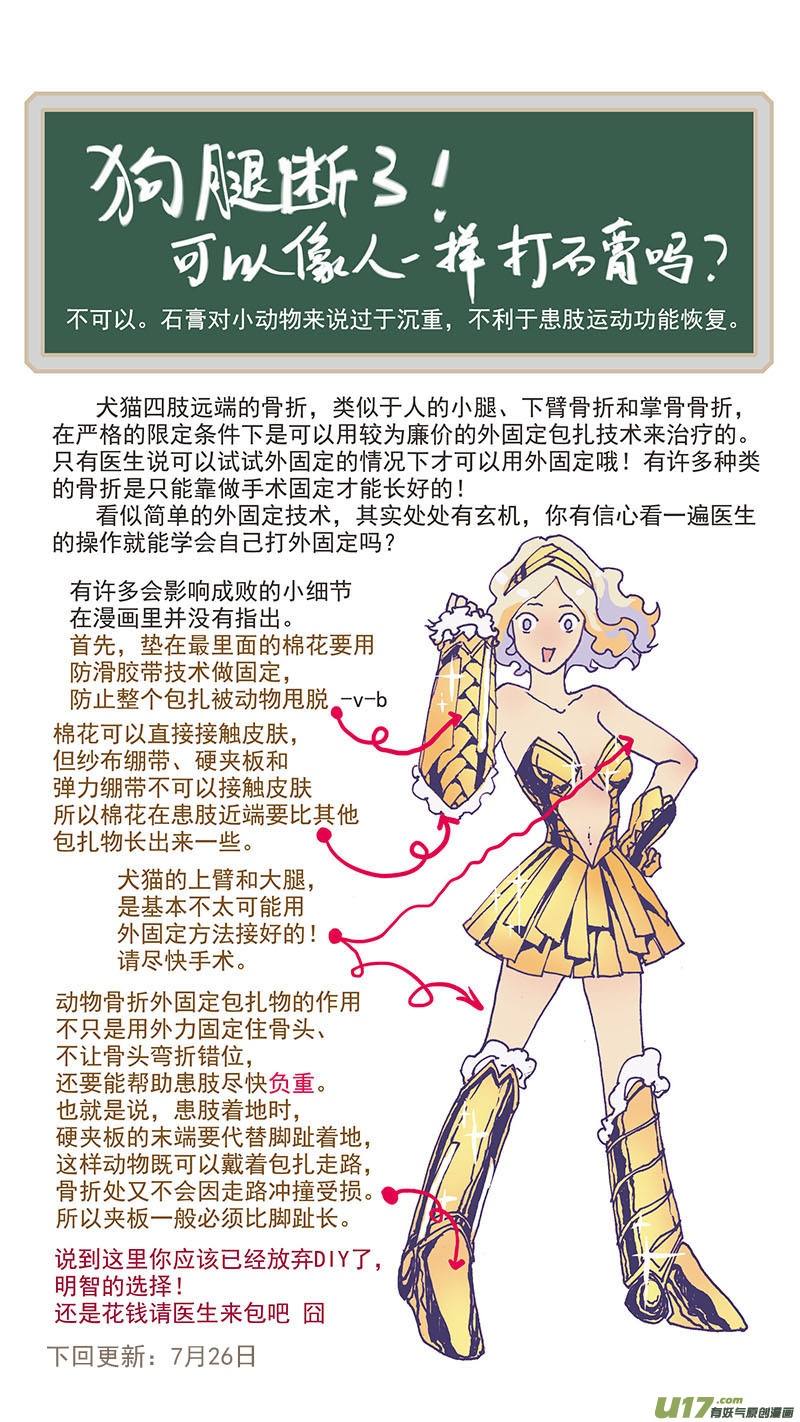 《百足宠物诊所》067 骨折外固定 第14页