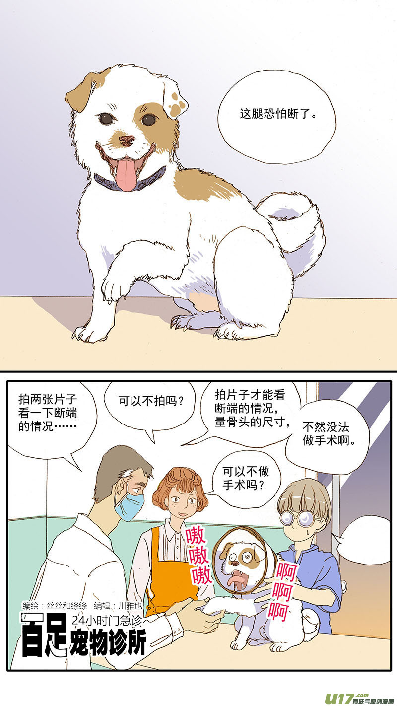 《百足宠物诊所》067 骨折外固定 第1页