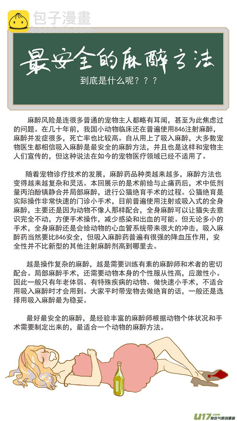 《百足宠物诊所》103 麻醉方法的选择 第14页