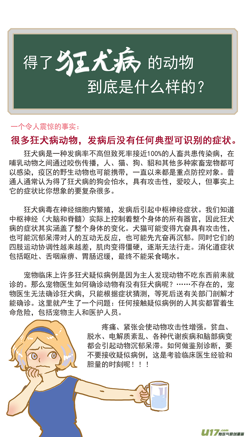 《百足宠物诊所》139 狂犭病有典型特征吗？ 第15页